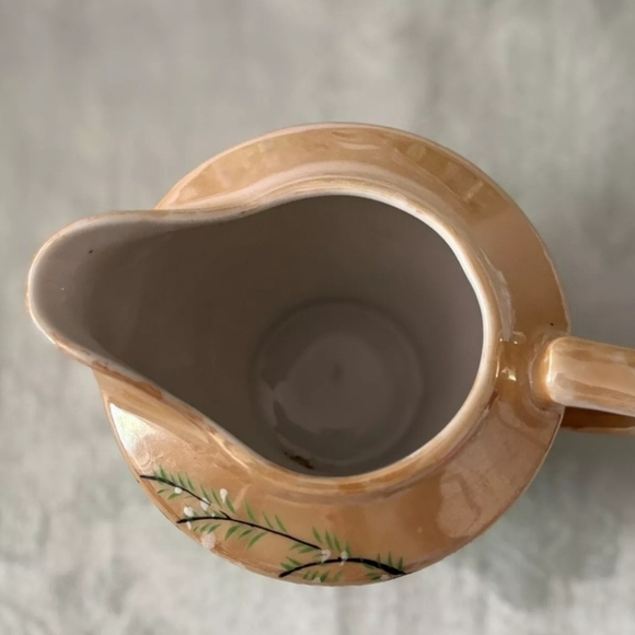 Vintage Japan Lustre Blue Bird Creamer From  1930s - Picture 7 of 10